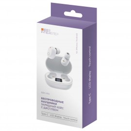 Наушники True Wireless InterStep SBH-510 White (IS-BT-TWSSBH510-WHTB201) 