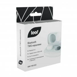 Наушники True Wireless Leef MW-TWS-002 White