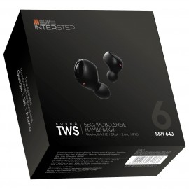 Наушники True Wireless InterStep SBH-640 Black