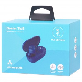 Наушники True Wireless Accesstyle Denim TWS Blue