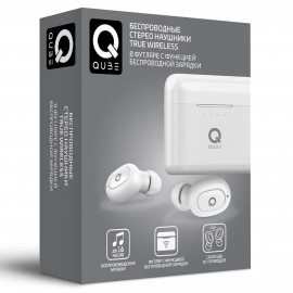 Наушники True Wireless QUB QTWS4 White 