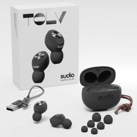 Наушники True Wireless Sudio Tolv Black (TLVBLK)