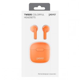 Наушники накладные Bluetooth Pero PTWS05OR Orange