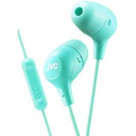 Наушники внутриканальные JVC Marshmallow Green с микрофоном (HA-FX38M-G-E)