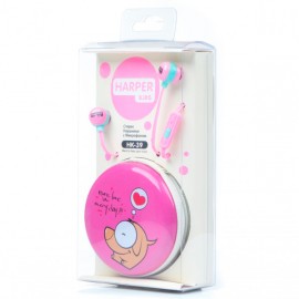 Наушники внутриканальные Harper Kids HK-39 Pink