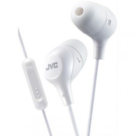 Наушники внутриканальные JVC Marshmallow White с микрофоном (HA-FX38M-W-E) 