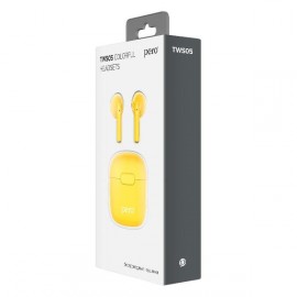 Наушники накладные Bluetooth Pero PTWS05Y Yellow