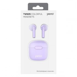 Наушники накладные Bluetooth Pero PTWS05P Purple