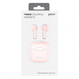 Наушники накладные Bluetooth Pero PTWS05CP Pink