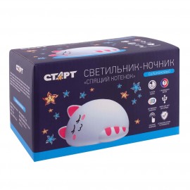 Ночник детский Старт NL 7LED Кошка