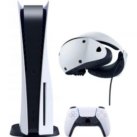 Шлем виртуальной реальности Sony PlayStation VR2 белые