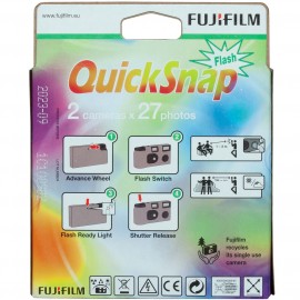 Фотоаппарат одноразовый Fujifilm QS VV ECFL 27EXP2 (2шт)