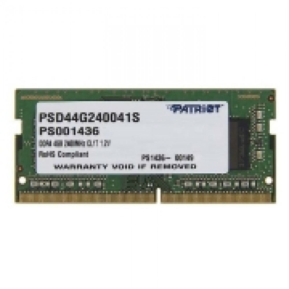 Оперативная память Patriot 4GB Signature DDR4 2400Mhz (PSD44G240041S)