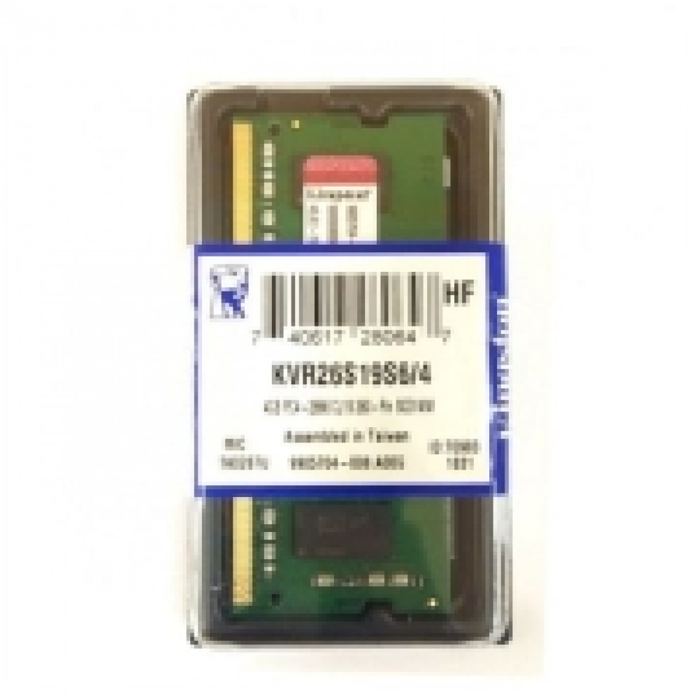 Оперативная память Kingston 4GB ValueRAM (KVR26S19S6/4)