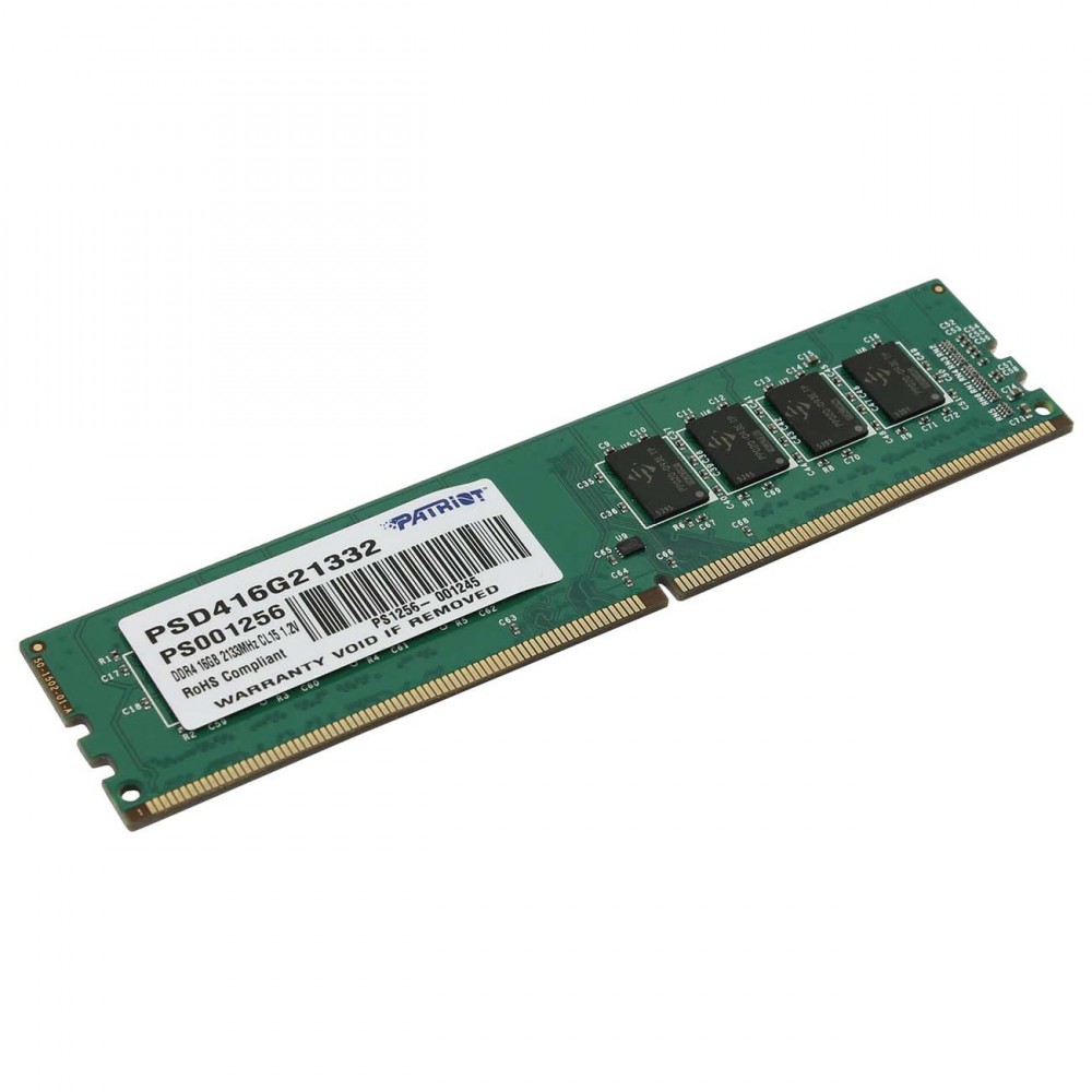 Оперативная память Patriot 16GB Signature DDR4 2133Mhz (PSD416G21332)