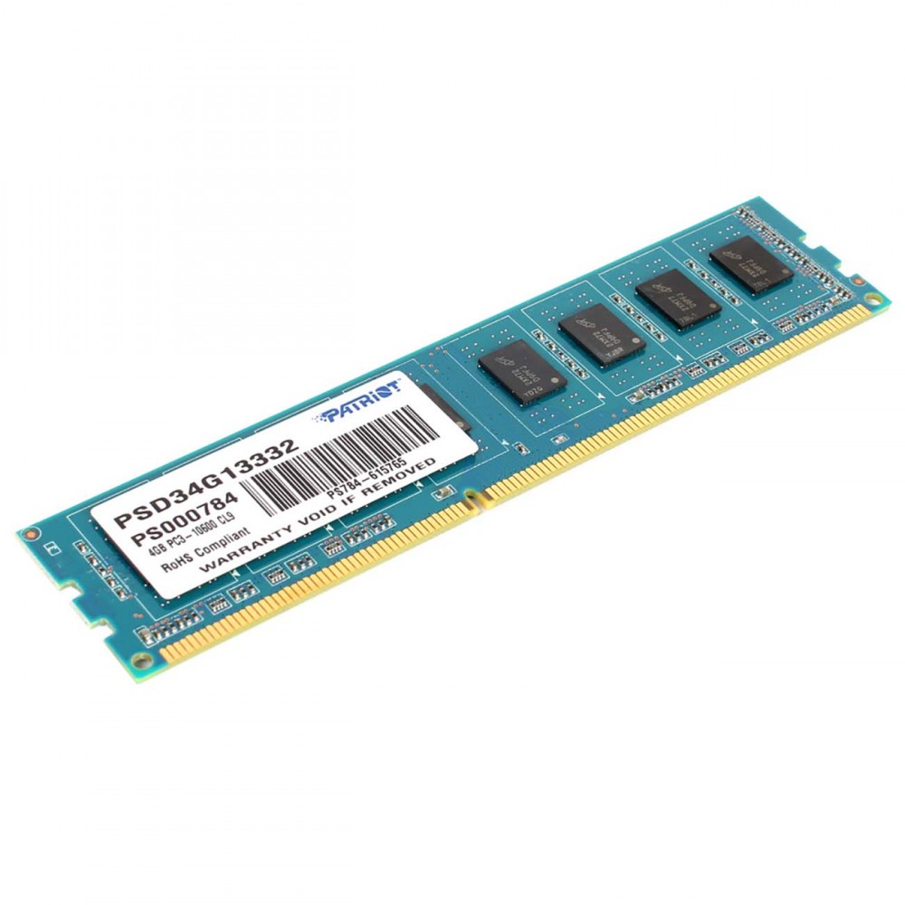Оперативная память Patriot 4GB Signature DDR3 1333Mhz (PSD34G13332)