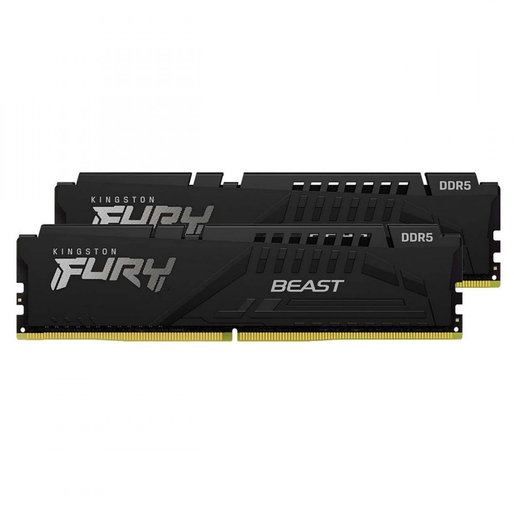 Оперативная память Kingston 32GB FURY Beast DDR5-4800 KIT2 (KF548C38BBK2-32)