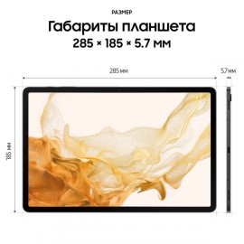 Планшет Samsung Galaxy Tab S8+ Wi-Fi 128GB Graphite (SM-X800)