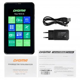 Планшет Digma Plane 7561N 7" 16Gb 3G Black (PS7176MG)