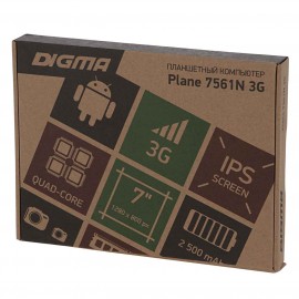 Планшет Digma Plane 7561N 7" 16Gb 3G Black (PS7176MG)