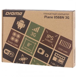 Планшет Digma Plane 8566N 8" 16Gb 3G Black (PS8181MG)