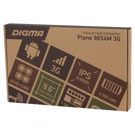 Планшет Digma Plane 9654M 9.6" 16Gb 3G Black (PS9167PG)