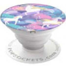 Кольцо-держатель для телефона Popsockets Unicorns In The Air Light Blue (800087)