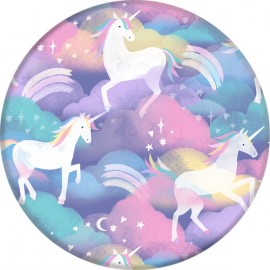 Кольцо-держатель для телефона Popsockets Unicorns In The Air Light Blue (800087)