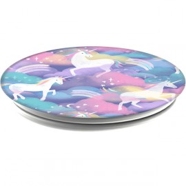 Кольцо-держатель для телефона Popsockets Unicorns In The Air Light Blue (800087)