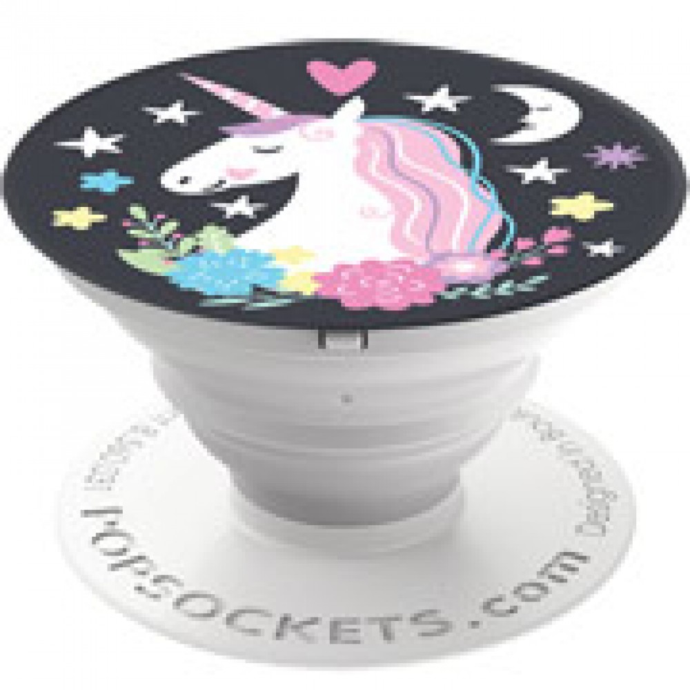 Кольцо-держатель для телефона Popsockets Unicorn Dreams Black (800025)