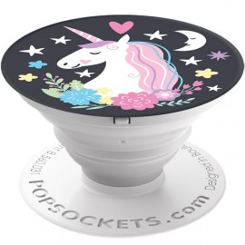 Кольцо-держатель для телефона Popsockets Unicorn Dreams Black (800025) 