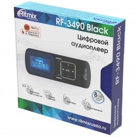 Портативный медиаплеер Ritmix RF-3490 8GB Black