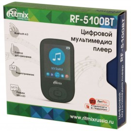 Портативный медиаплеер Ritmix RF-5100BT 4Gb Black