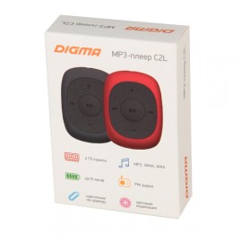 Портативный медиаплеер Digma C2L Red