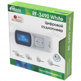 Портативный медиаплеер Ritmix RF-3490 4GB White