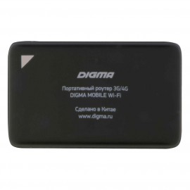 Модем 3G/4G Mobile Wi-Fi Digma DMW1969 Black