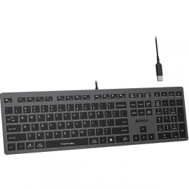 Клавиатура проводная A4Tech FX60H GREY/WHITE