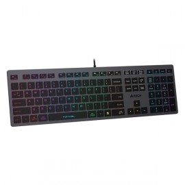 Клавиатура проводная A4Tech FX60 Grey/Neon