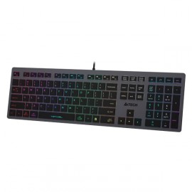 Клавиатура проводная A4Tech FX60 Grey/Neon