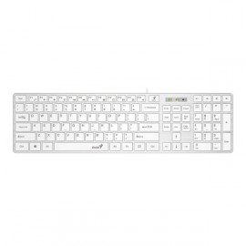 Клавиатура проводная Genius SlimStar 126 White 