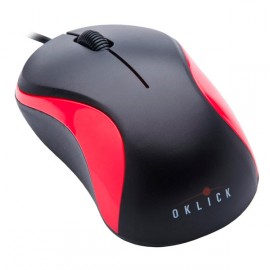 Мышь проводная Oklick 115S Black/Red