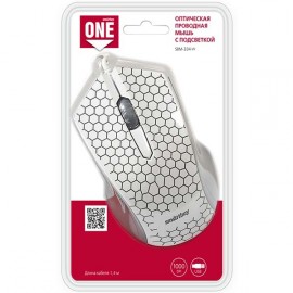 Мышь проводная Smartbuy ONE 334 (SBM-334-W)