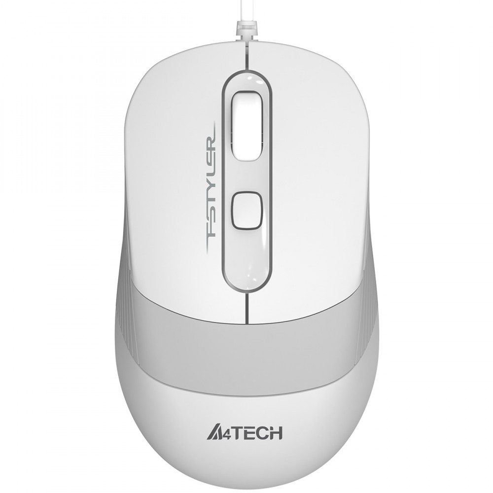 Мышь проводная A4Tech FStyler FM10 White/Grey