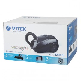 Пылесос с пылесборником Vitek VT-8108 BK