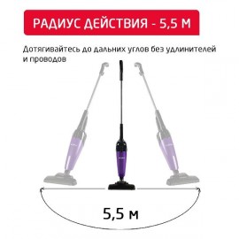 Пылесос ручной (handstick) Arnica Merlin Pro ET13213 Violet