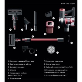 Вертикальный беспроводной пылесос Remez RMVС-503 MultiClick Pro