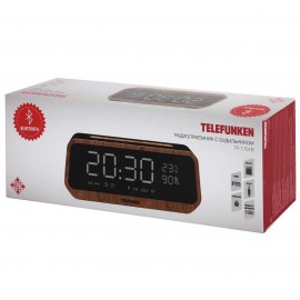 Радио-часы Telefunken TF-1701B Wood