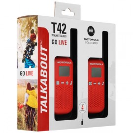 Рация Motorola Talkabout T42 Red/Black (2 штуки)