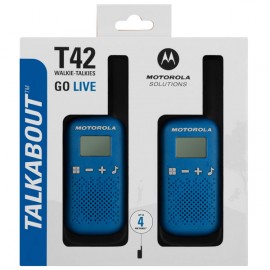 Рация Motorola Talkabout T42 Blue/Black (2 штуки)