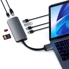 Разветвитель для MacBook Pro Satechi Type-C Dual (ST-TCDMMAM)